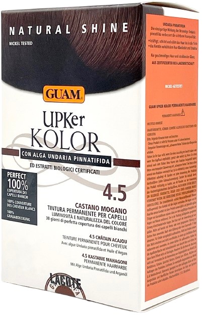 GUAM UPKER KOLOR TINTA CAPELLI CASTANO MOGANO 4.5 IDF - Farmacia Rossi2 - Farmacia Rossi 