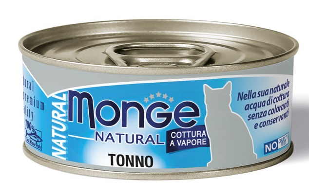 MONGE NATURAL QUALITY GATTO MONGE NATURAL TONNO DELL'ATLANTICO 80 G - Farmacia Rossi2 - Farmacia Rossi 