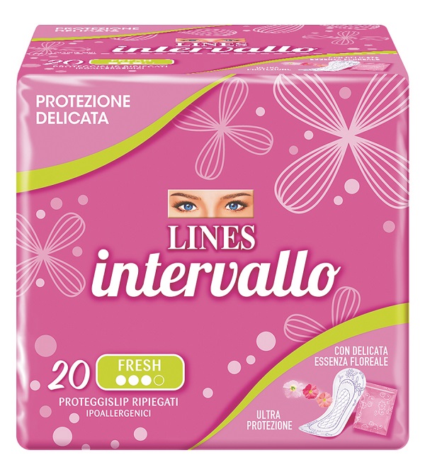PROTEGGISLIP LINES INTERVALLO FRESH RIPIEGATO 20 PEZZI - Farmacia Rossi2 - Farmacia Rossi 