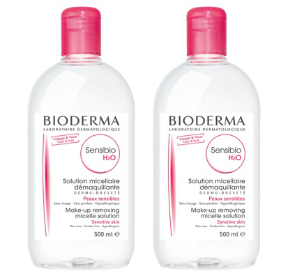 SENSIBIO H2O SOLUZIONE MICELLARE DETERTEGENTE 500ML + STRUCCANTE PELLE SENSIBILE 500 ML - Farmacia Rossi2 - Farmacia Rossi 