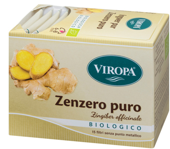 VIROPA ZENZERO PURO BIO 15 BUSTINE - Farmacia Rossi2 - Farmacia Rossi 