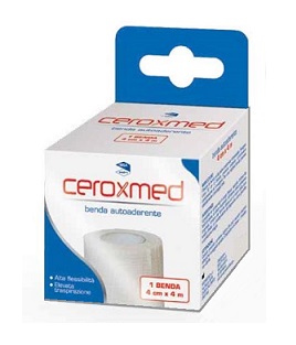 BENDA ELASTICA AUTOADERENTE CEROXMED 4 X 400 CM 1 PEZZO - Farmacia Rossi2 - Farmacia Rossi 