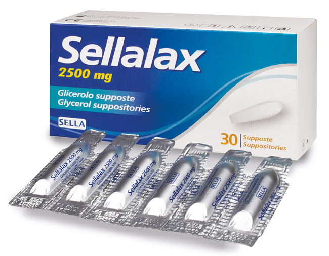 SELLALAX 2500MG SUPPOSTE GLICEROLO 30 PEZZI - Farmacia Rossi2 - Farmacia Rossi 