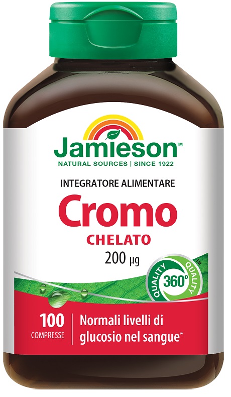 JAMIESON CROMO CHELATO 100 COMPRESSE - Farmacia Rossi2 - Farmacia Rossi 