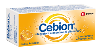CEBION EFFERVESCENTI VITAMINA C ARANCIA 10 COMPRESSE - Farmacia Rossi2 - Farmacia Rossi 