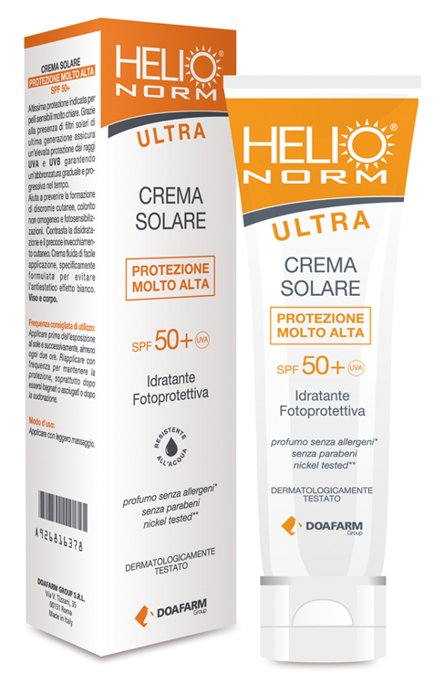 HELIONORM ULTRA CREMA SOLARE SPF 50+ 100 ML - Farmacia Rossi2 - Farmacia Rossi 