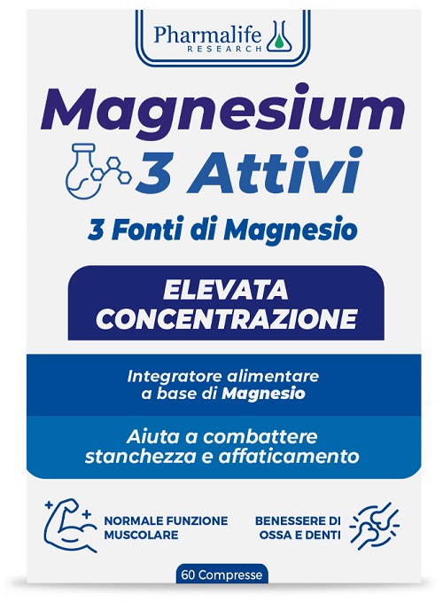 MAGNESIUM 3 ATTIVI 60 COMPRESSE - Farmacia Rossi2 - Farmacia Rossi 