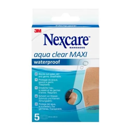 CEROTTO NEXCARE AQUA 360 60X89 MAXI 5 PEZZI - Farmacia Rossi2 - Farmacia Rossi 