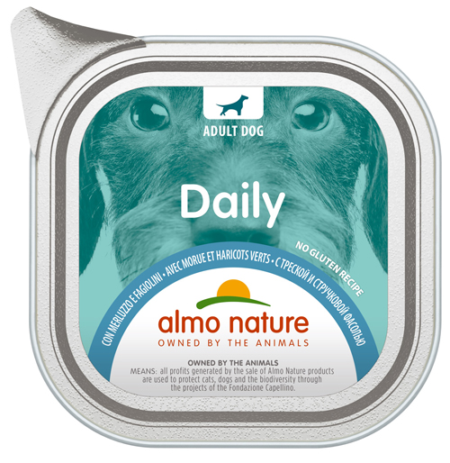 DAILY MENU DOGS MERLUZZO/FAGIOLINI 100 G - Farmacia Rossi2 - Farmacia Rossi 