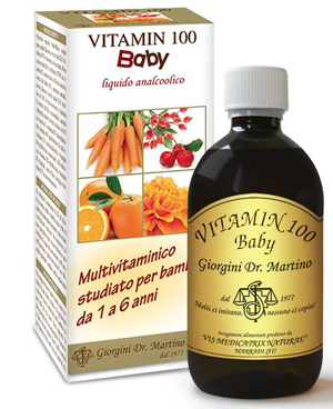 VITAMIN 100 BABY LIQUIDO ANALCOLICO 500 ML - Farmacia Rossi2 - Farmacia Rossi 