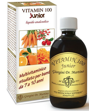 VITAMIN 100 JUNIOR LIQUIDO ANALCOLICO 500 ML - Farmacia Rossi2 - Farmacia Rossi 