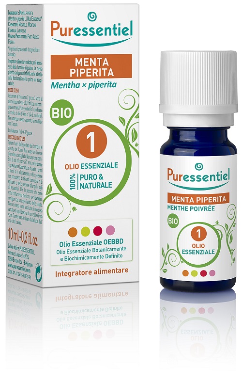 PURESSENTIEL MENTA PIPERITA OLIO ESSENZIALE BIO 10 ML - Farmacia Rossi2 - Farmacia Rossi 