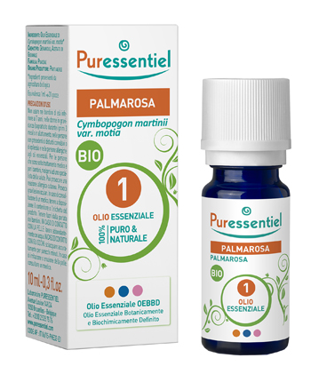 PURESSENTIEL PALMAROSA OLIO ESSENZIALE BIO 10 ML - Farmacia Rossi2 - Farmacia Rossi 