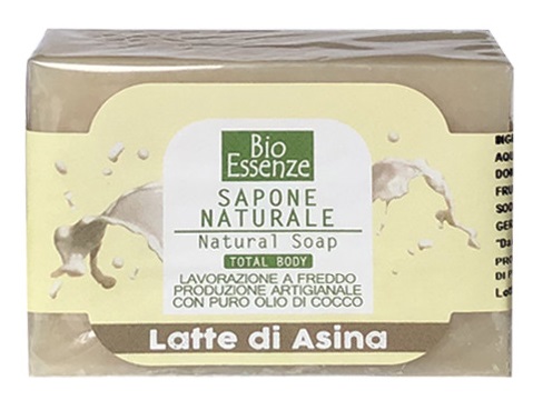 BIO ESSENZE SAPONE NATURALE LATTE DI ASINA 100 G - Farmacia Rossi2 - Farmacia Rossi 