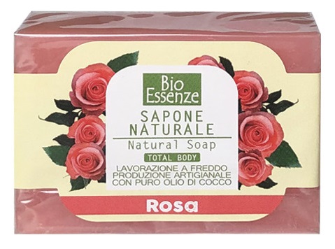 BIO ESSENZE SAPONE NATURALE ROSA 100 G - Farmacia Rossi2 - Farmacia Rossi 