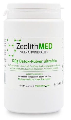 ZEOLITHMED MINERALI VULCANICI DETOX POLVERE ULTRAFINE 120 G - Farmacia Rossi2 - Farmacia Rossi 