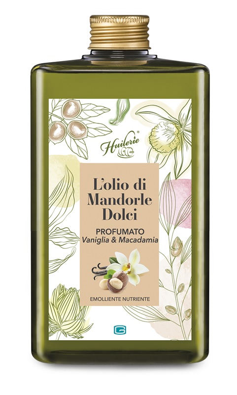 HUILERIE OLIO MANDORLE DOLCI VANIGLIA/MACADAMIA 300 ML - Farmacia Rossi2 - Farmacia Rossi 