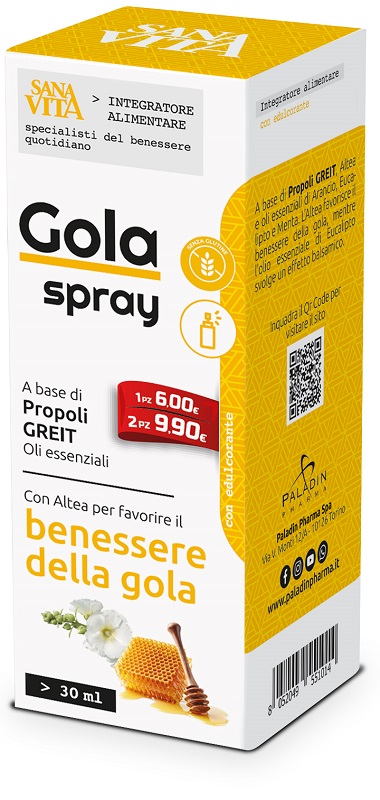 SANAVITA GOLA SPRAY 30 ML - Farmacia Rossi2 - Farmacia Rossi 