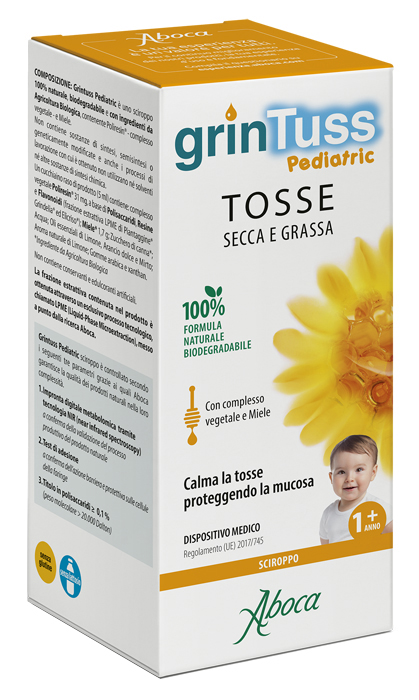 GRINTUSS PEDIATRIC SCIROPPO 180 G - Farmacia Rossi2 - Farmacia Rossi 