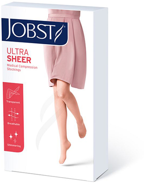 CALZA COMPRESSIVA JOBST ULTRASHEER 5-10MMHG COLLANT NATURAL 3 - Farmacia Rossi2 - Farmacia Rossi 