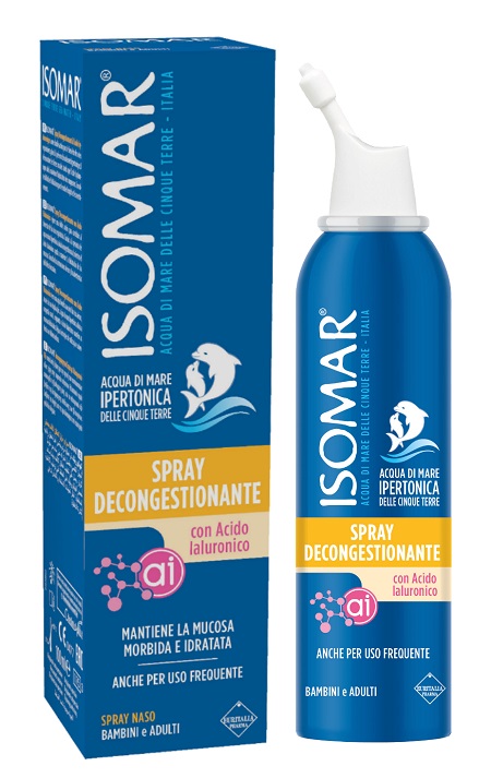 ISOMAR SPRAY DECONGESTIONANTE ACIDO IALURONICO 100 ML - Farmacia Rossi2 - Farmacia Rossi 