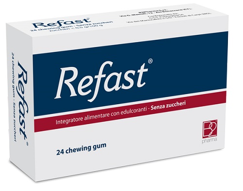 REFAST 24 CHEWING GUM SENZA ZUCCHERO - Farmacia Rossi2 - Farmacia Rossi 