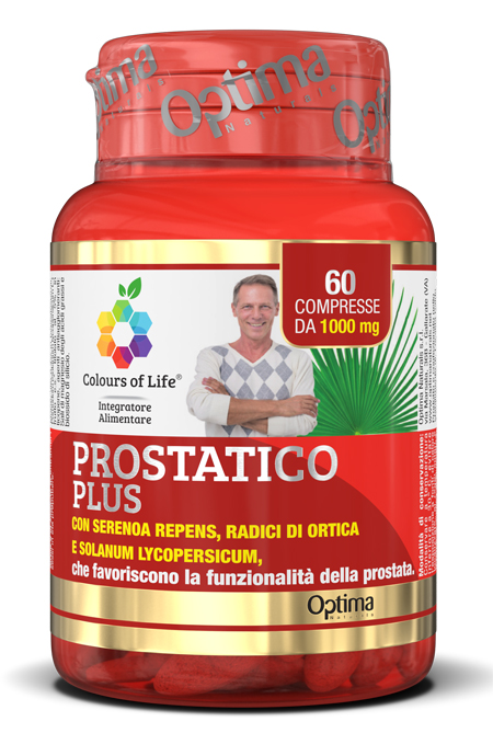 COLOURS OF LIFE PROSTATICO PLUS 60 COMPRESSE 1000 MG - Farmacia Rossi2 - Farmacia Rossi 