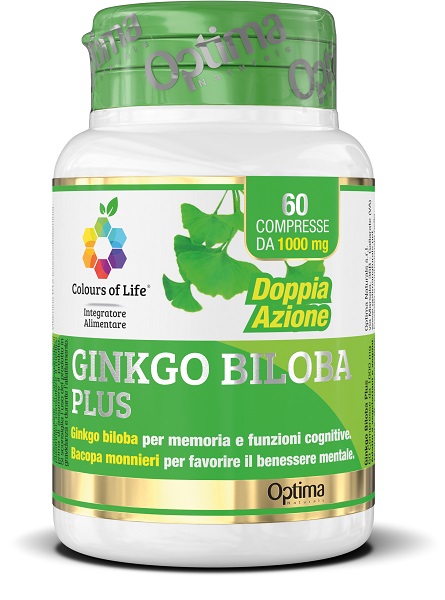 COLORUS OF LIFE GINKGO BILOBA PLUS 60 COMPRESSE 1000 MG - Farmacia Rossi2 - Farmacia Rossi 