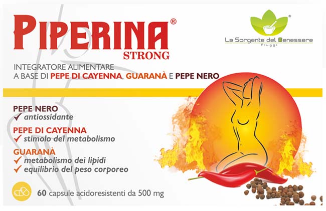 PIPERINA STRONG 60 CAPSULE - Farmacia Rossi2 - Farmacia Rossi 