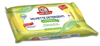 SANO E BELLO SALVIETTE DETERGENTI CITRONELLA 50 PEZZI - Farmacia Rossi2 - Farmacia Rossi 