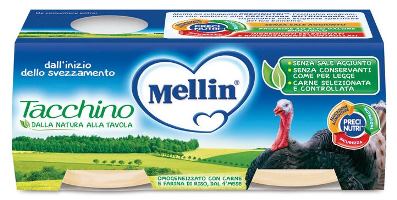 MELLIN OMOGENEIZZATO TACCHINO 2 X 80 G - Farmacia Rossi2 - Farmacia Rossi 