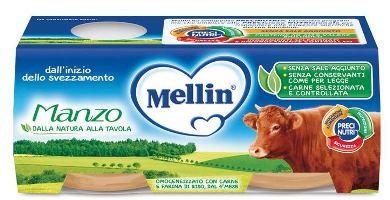 MELLIN OMOGENEIZZATO MANZO 2 X 80 G - Farmacia Rossi2 - Farmacia Rossi 