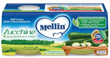 MELLIN OMOGENEIZZATO ZUCCHINE 2 X 80 G - Farmacia Rossi2 - Farmacia Rossi 