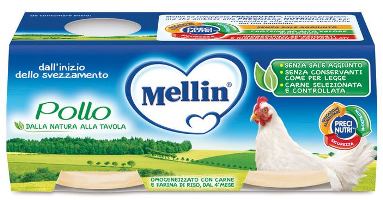 MELLIN OMOGENEIZZATO POLLO 2 X 80 G - Farmacia Rossi2 - Farmacia Rossi 
