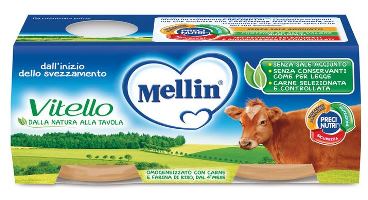 MELLIN OMOGENEIZZATO VITELLO 2 X 80 G - Farmacia Rossi2 - Farmacia Rossi 