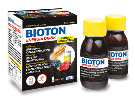 BIOTON ENERGIA DRINK 4 FLACONCINI X 50 ML - Farmacia Rossi2 - Farmacia Rossi 