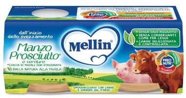 MELLIN OMOGENEIZZATO MANZO PROSCIUTTO CON VERDURE - Farmacia Rossi2 - Farmacia Rossi 
