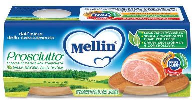 MELLIN OMOGENEIZZATO PROSCIUTTO 2 PEZZI X 80 G - Farmacia Rossi2 - Farmacia Rossi 
