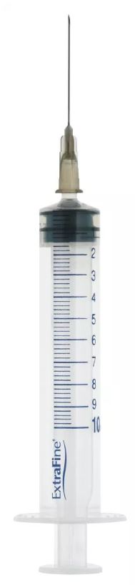 SIRINGA EXTRAFINE IPODERMICA 10 ML AGO 12 GAUGE 22 - Farmacia Rossi2 - Farmacia Rossi 