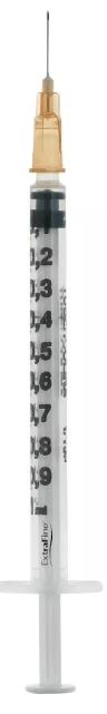 SIRINGA PER INSULINA EXTRAFINE TUB 1ML 100 UI AGO REMOVIBILE 26 GAUGE 0,45X12 MM 1 PEZZO - Farmacia Rossi2 - Farmacia Rossi 