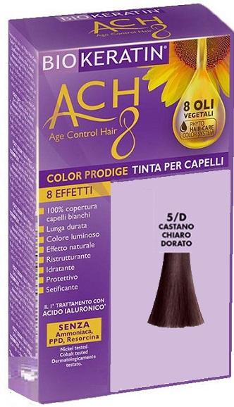 BIOKERATIN ACH8 COLOR PRODIGE 5/D CASTANO CHIARO DORATO - Farmacia Rossi2 - Farmacia Rossi 