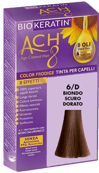 BIOKERATIN ACH8 COLOR PRODIGE 6/D BIONDO SCURO DORATO - Farmacia Rossi2 - Farmacia Rossi 