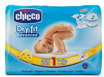 CH DRY FIT ADVANCE NEW BORN 27 PEZZI - Farmacia Rossi2 - Farmacia Rossi 