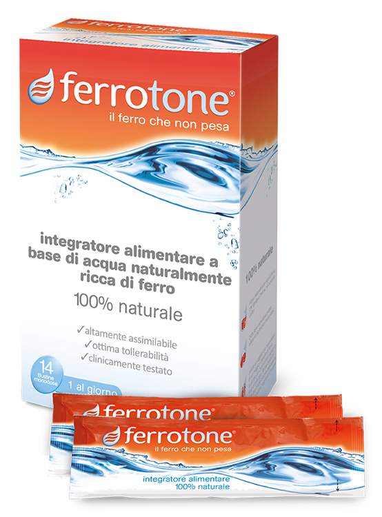 FERROTONE 14 BUSTINE 20 MG - Farmacia Rossi2 - Farmacia Rossi 