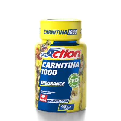 PROACTION CARNITINA 1000 45 COMPRESSE - Farmacia Rossi2 - Farmacia Rossi 