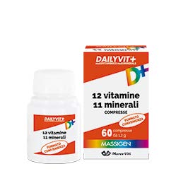 MASSIGEN DAILYVIT 12 VITAMINE 11 MINERALI 60 COMPRESSE RIVESTITE - Farmacia Rossi2 - Farmacia Rossi 
