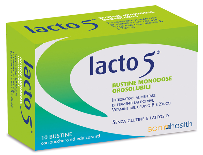 LACTO 5 10 BUSTINE OROSOLUBILI - Farmacia Rossi2 - Farmacia Rossi 