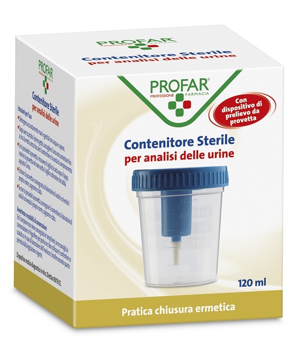 CONTENITORE URINE PROFAR CON TAPPO DI SICUREZZA 120ML - Farmacia Rossi2 - Farmacia Rossi 