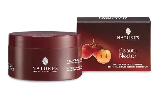 NATURES BEAUTY NECTAR VINO SCRUB CORPO DETOSSIFICANTE 420 ML - Farmacia Rossi2 - Farmacia Rossi 