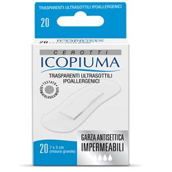 CEROTTO ICOPIUMA TRASPARENTE GRANDE 20 PEZZI - Farmacia Rossi2 - Farmacia Rossi 